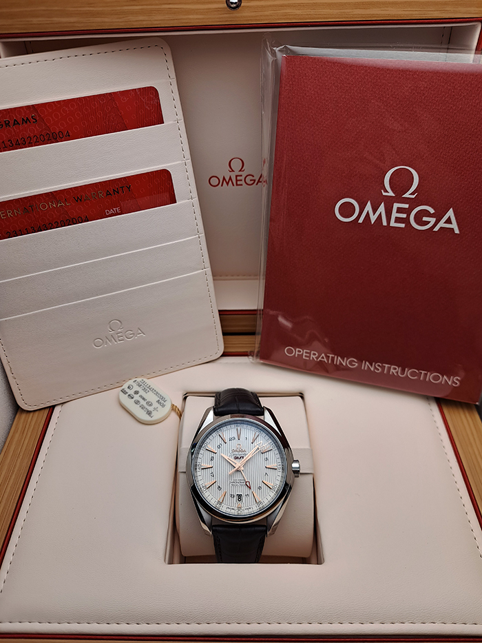 Omega Seamaster Aqua Terra 150M Co-Axial GMT Wristwatch Ref. 231.13.43.22.02.004